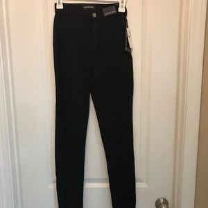Fashion Nova Super High Rose Jegging Black